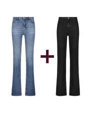 Billy Bootcut + Louisa Straight Leg