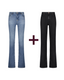 Billy Bootcut + Louisa Straight Leg