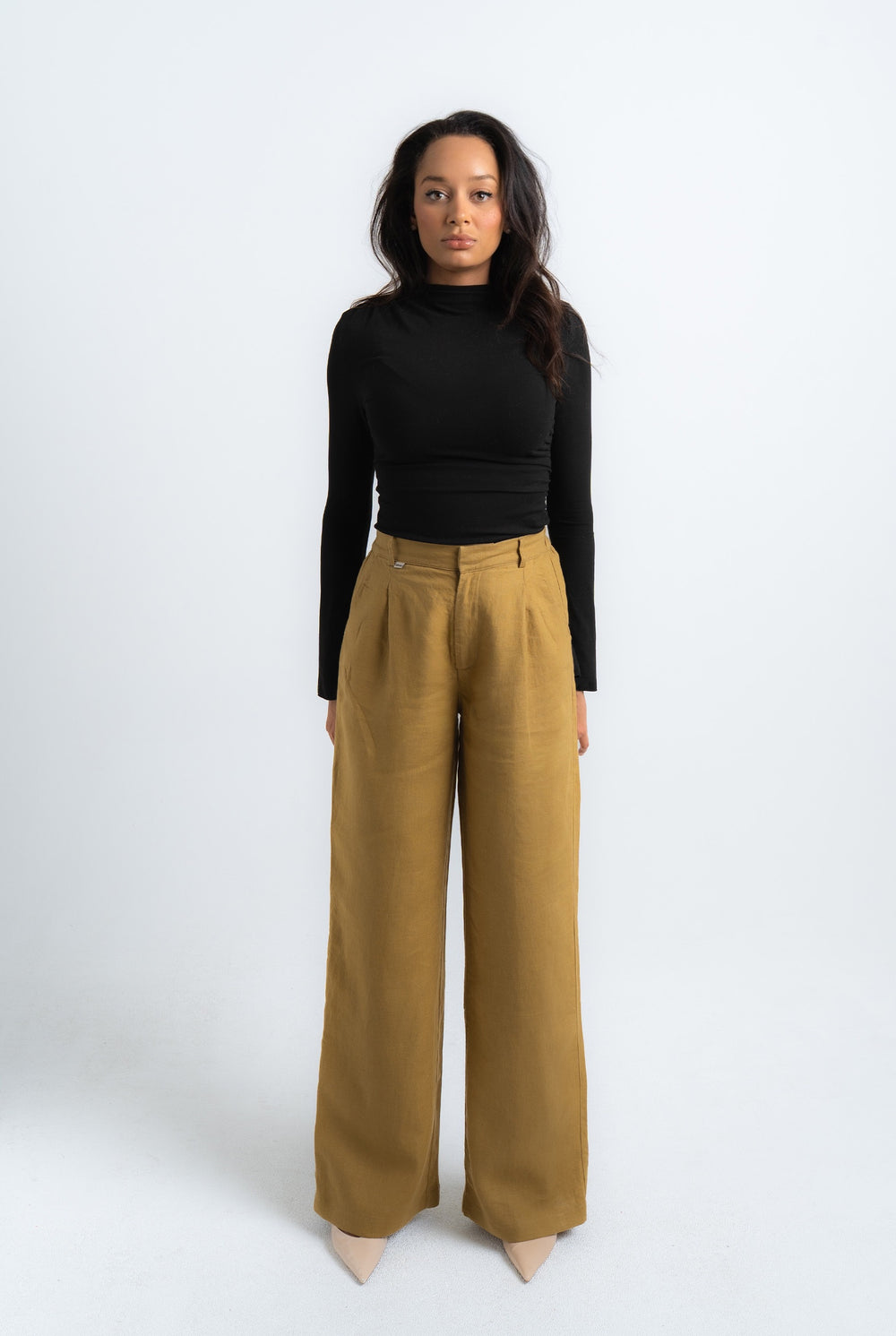 Bali Linen Pants - Yellow