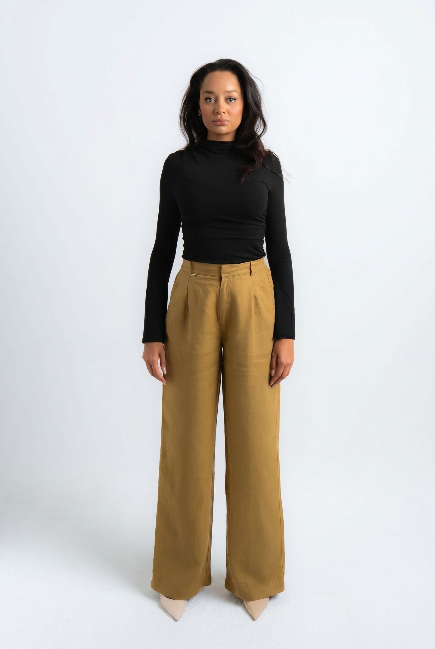 Bali Linen Pants - Yellow