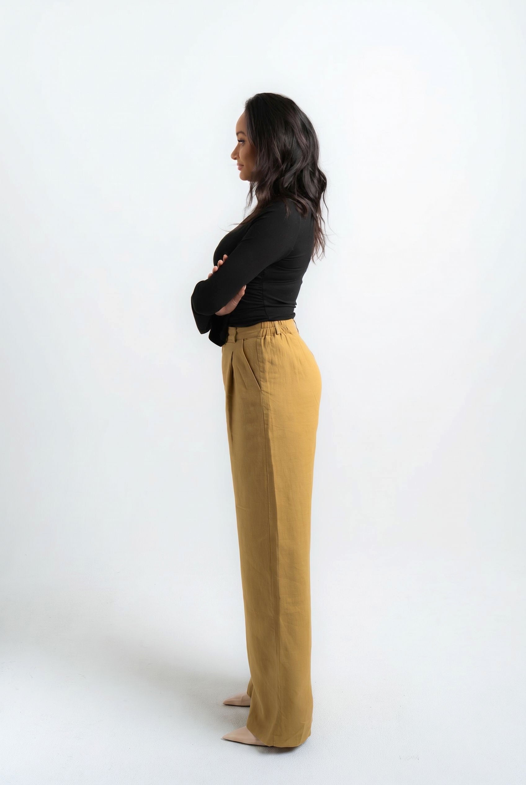 Bali Linen Pants Yellow