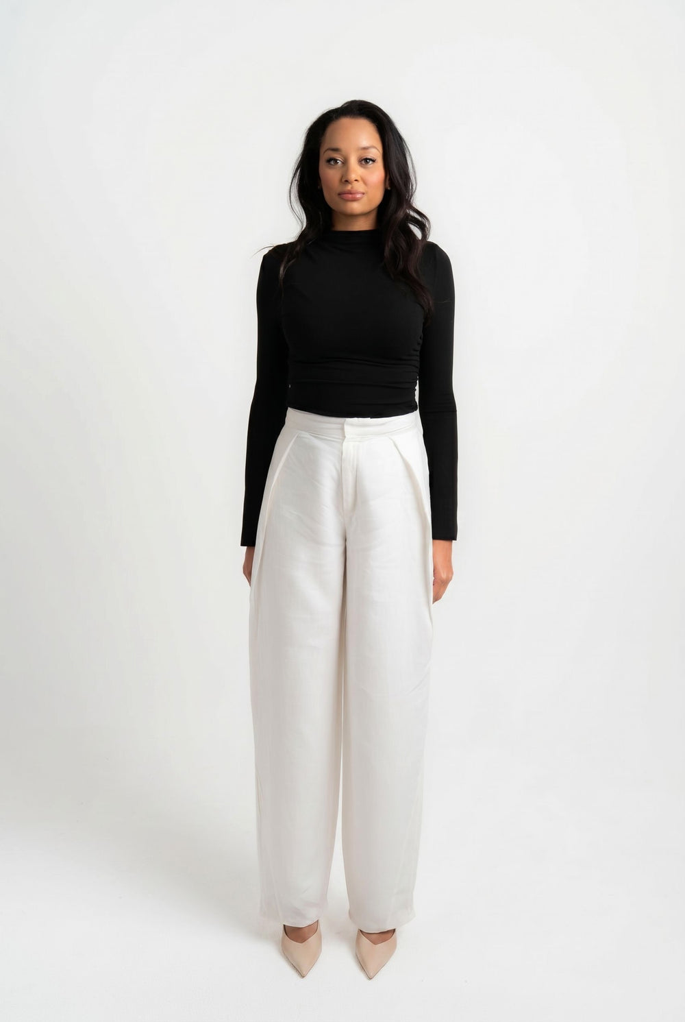 Barrel Linen Pants Hampton