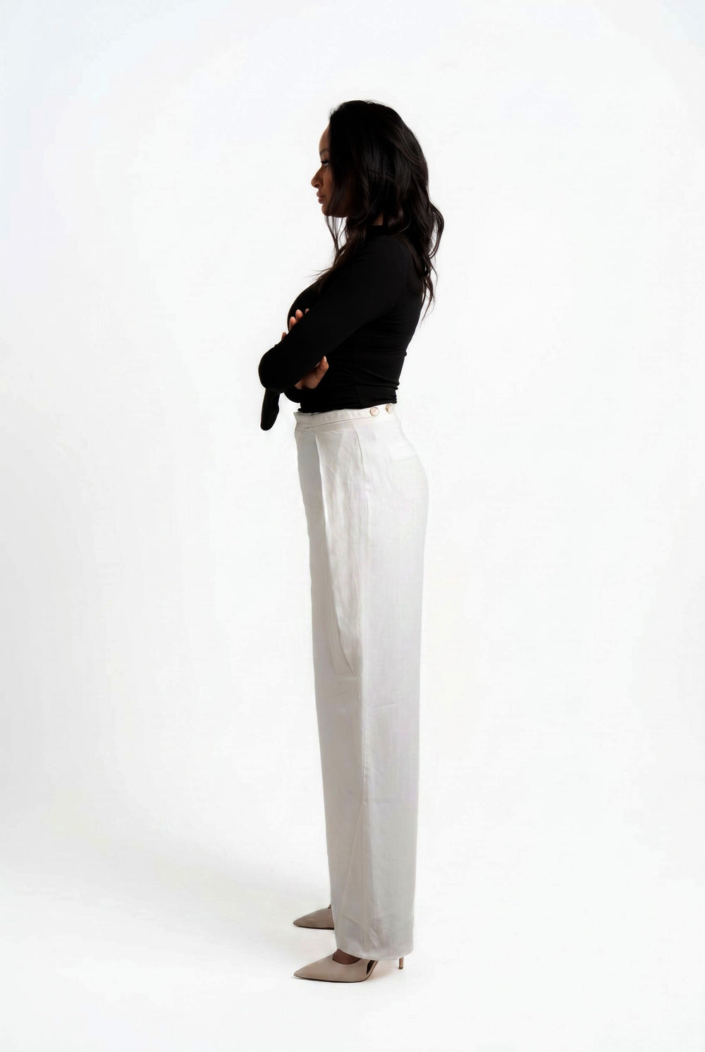 Barrel Linen Pants Hampton