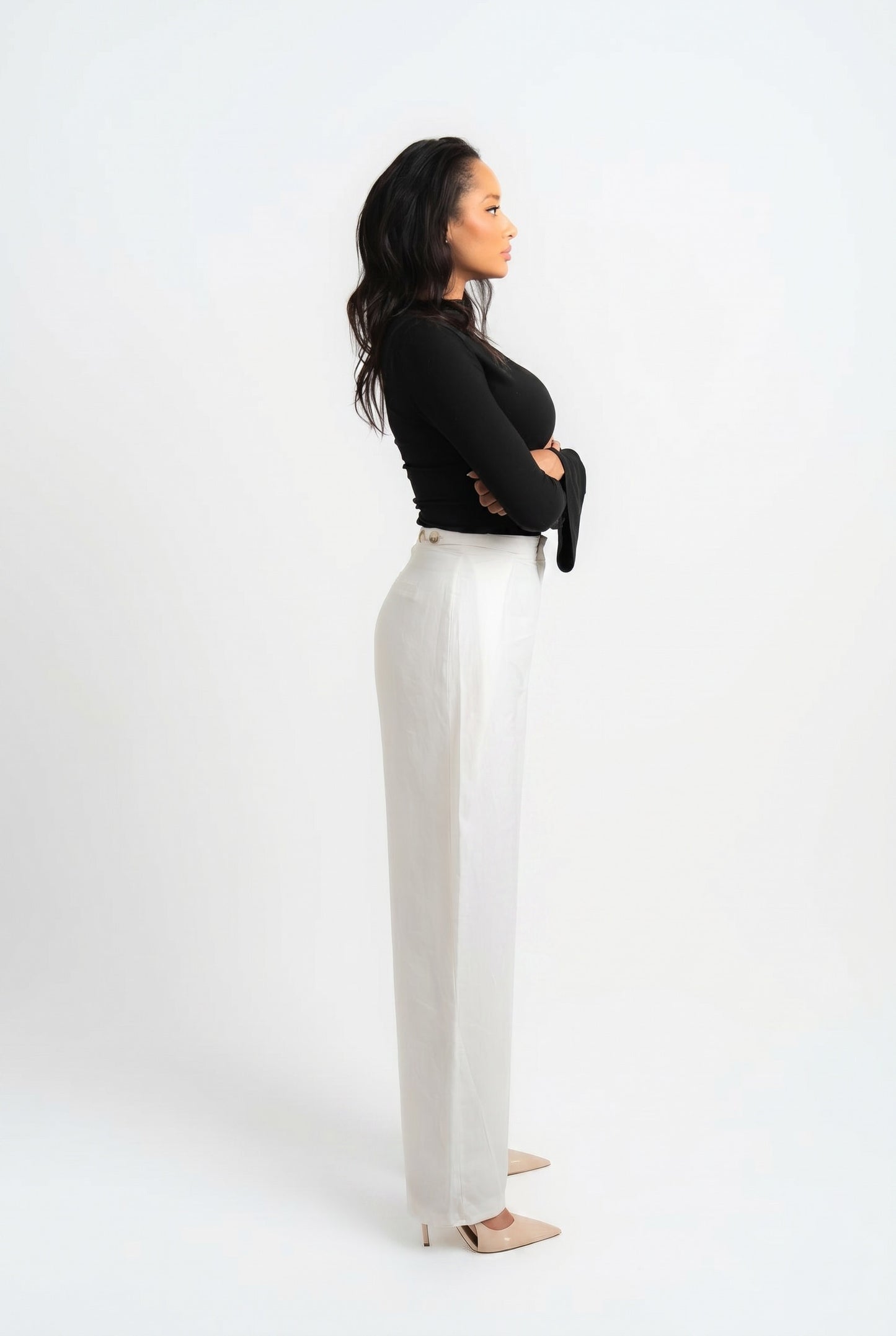 Barrel Linen Pants Hampton