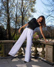 The Perfect Summer - The Bali Pants - White and Sand