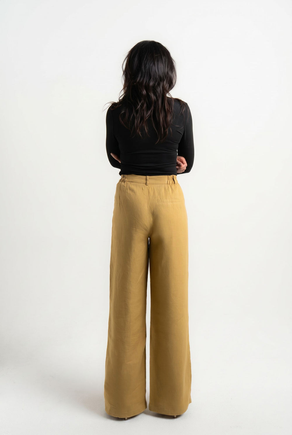 Bali Linen Pants - Yellow