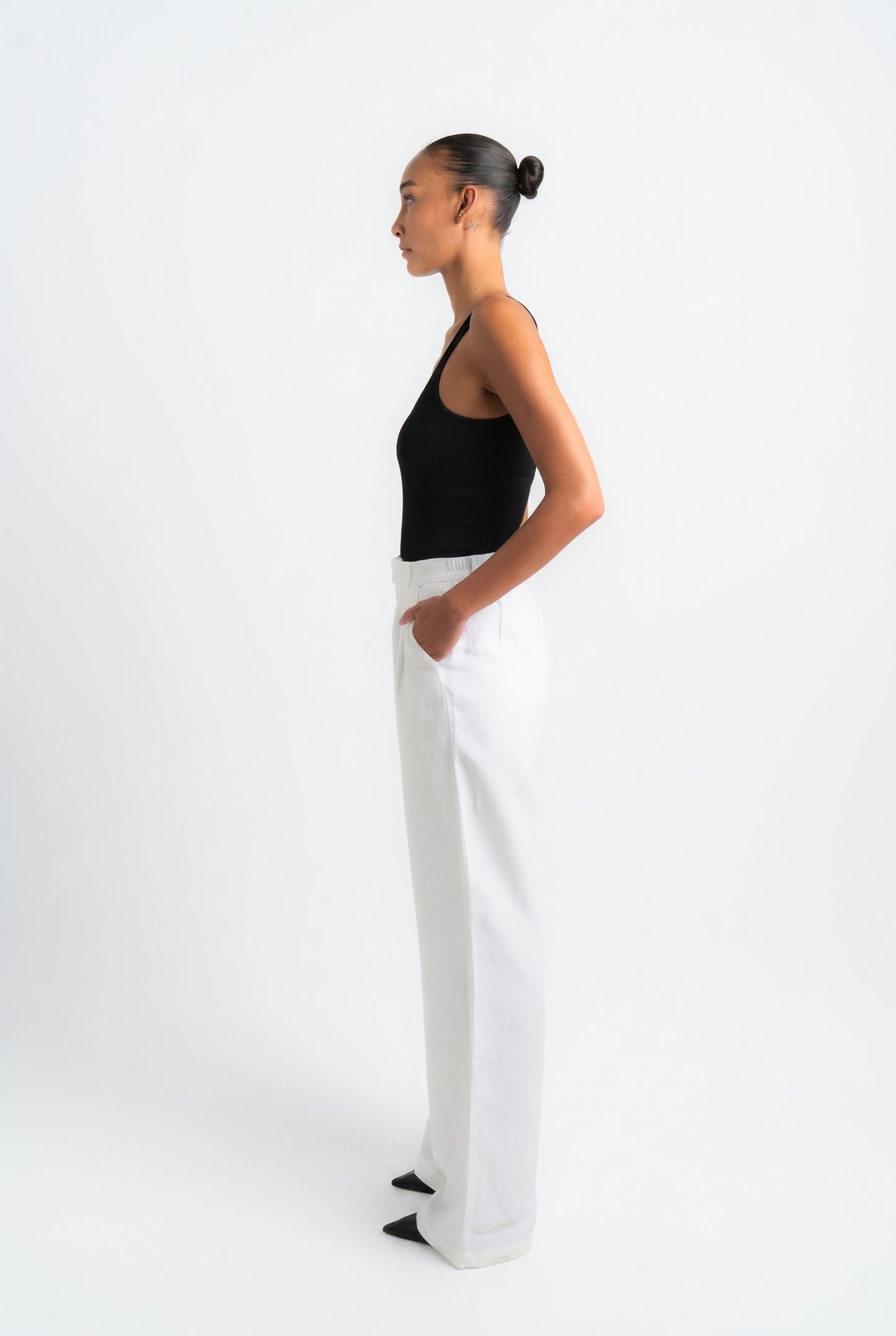 Bali Linen Pants - White