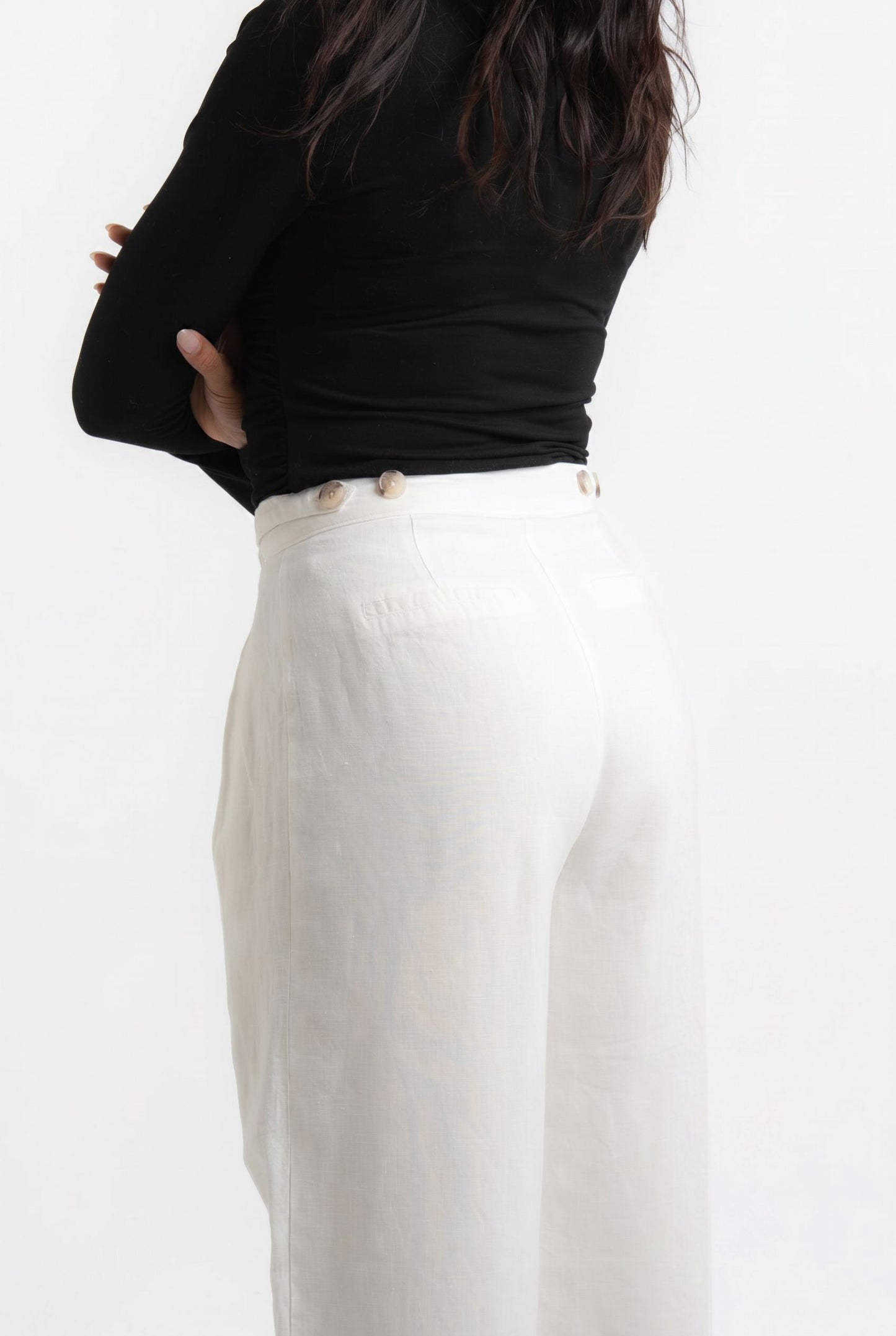 Barrel Linen Pants Hampton