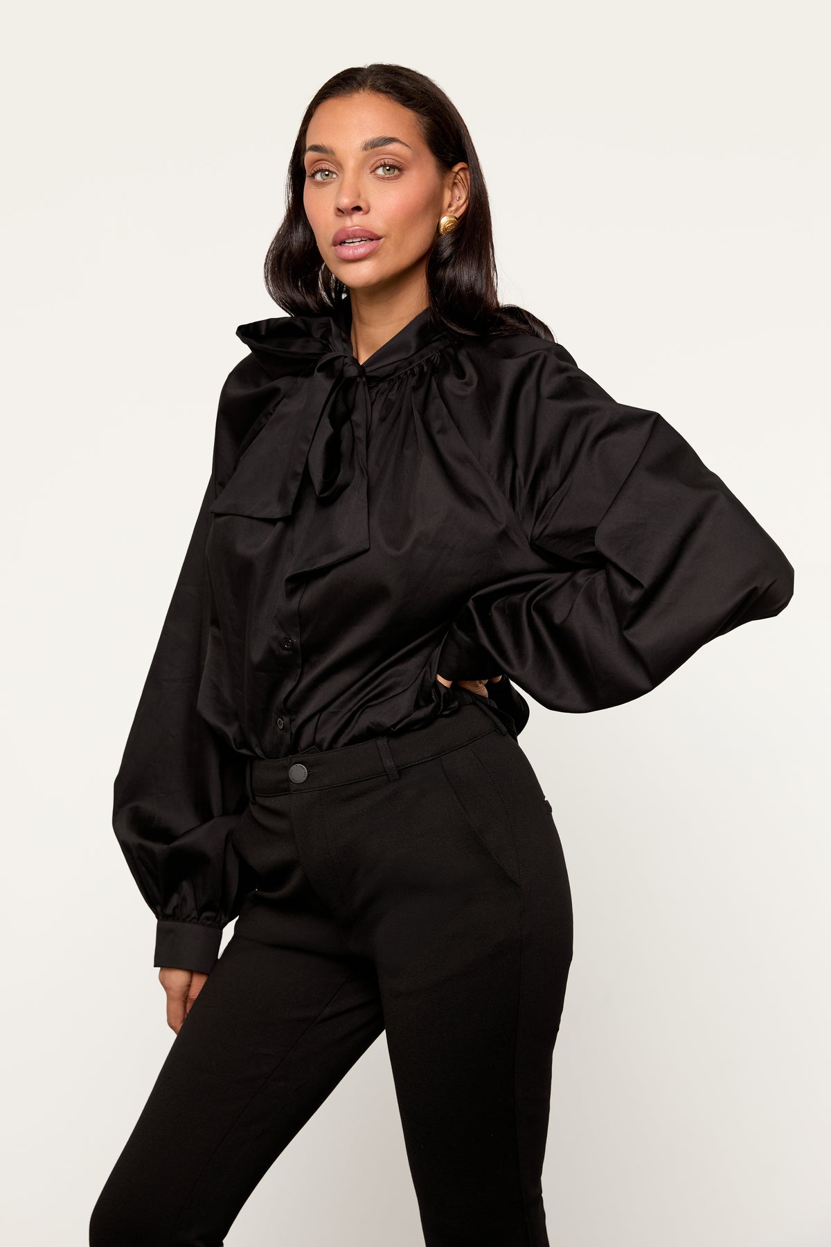 The Monroe Bow Blouse